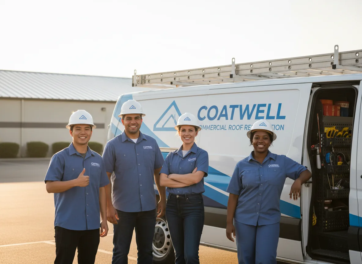 Commercial roof coating company in Otis, MA